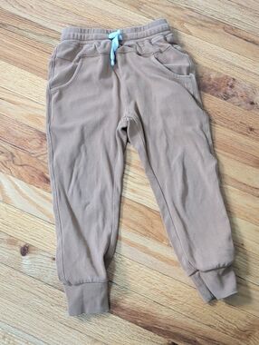 Little Bipsy Caramel Jogger Pants with Drawstring